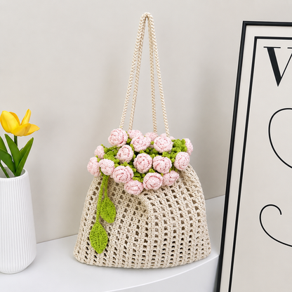 Rose Crochet Handbag